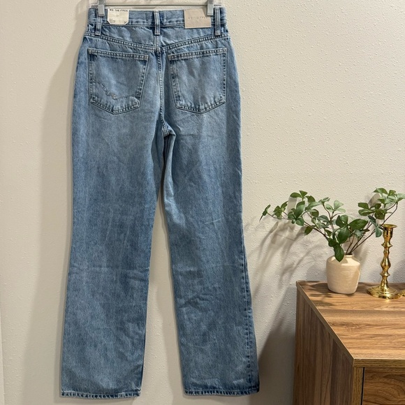 Free People We the Free NWT 26 Holly Bootcut Jeans Button Fly High Rise Casual - Picture 3 of 8